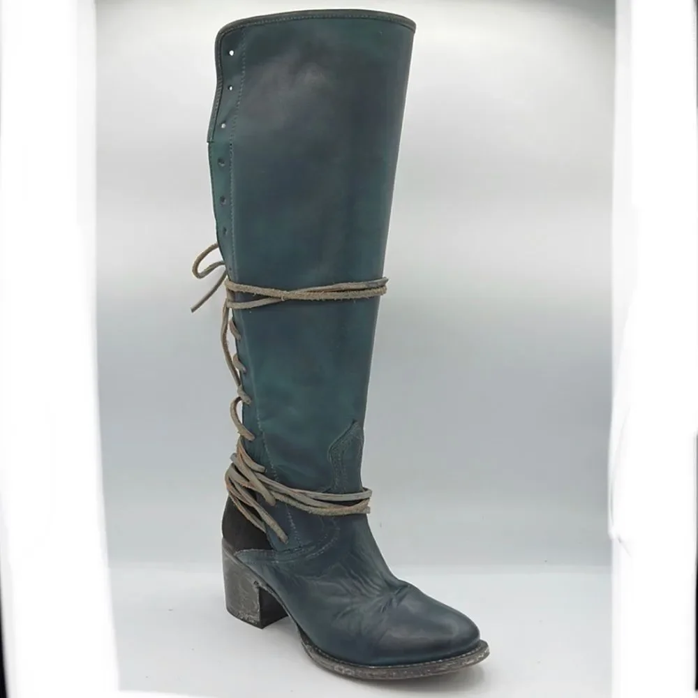 Freebird by Steven COAL Turquoise Size 7  ⭐️ Rare⭐️